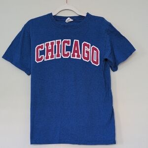 Anvil Vibrant Blue Chicago T-Shirt